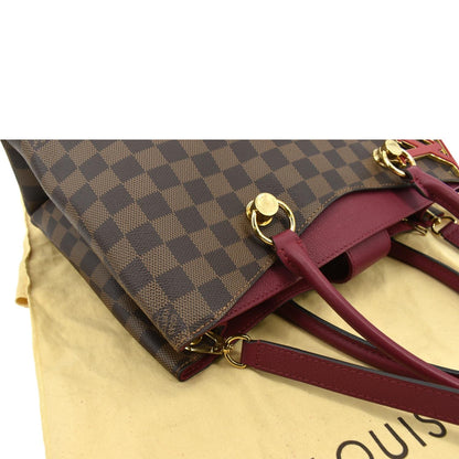 LOUIS VUITTON LV Riverside Damier Ebene Shoulder Bag Brown