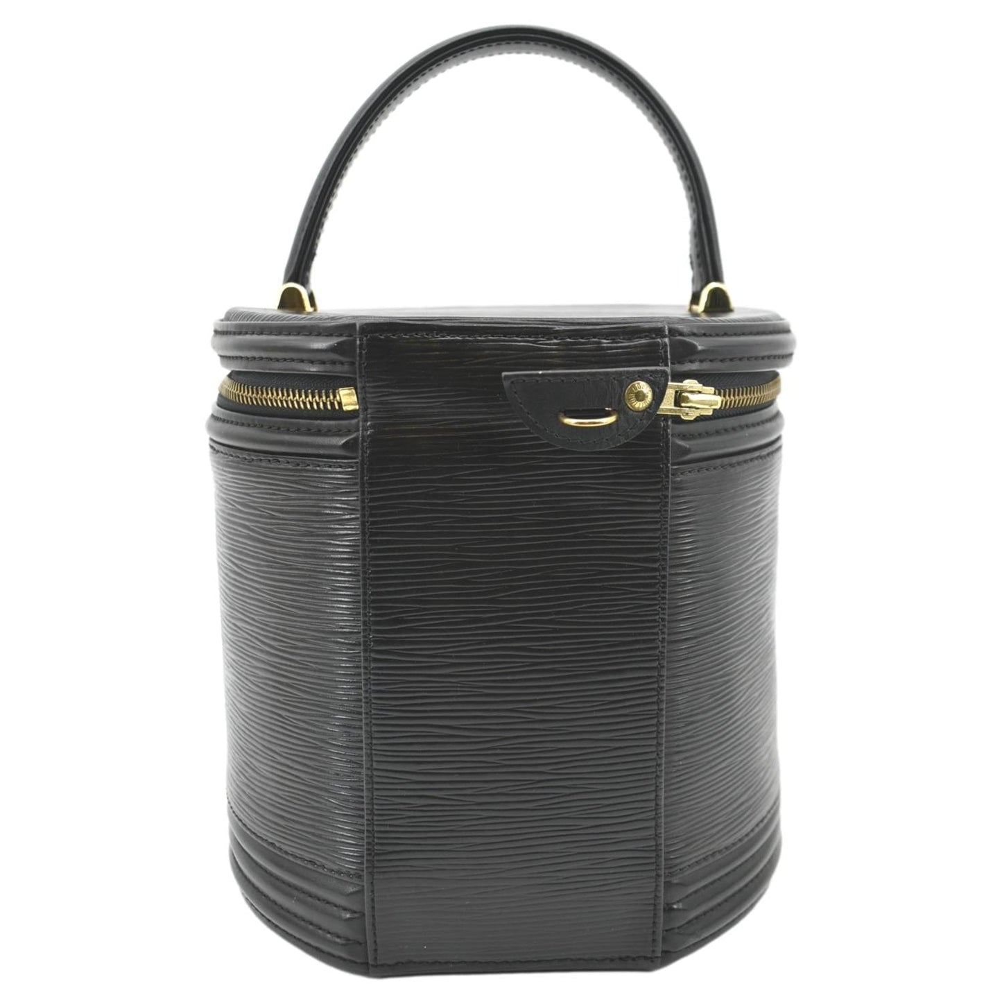 LOUIS VUITTON Cannes Epi Leather Vanity Bag Black