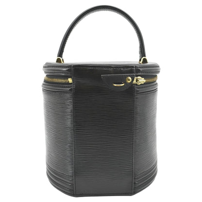 LOUIS VUITTON Cannes Epi Leather Vanity Bag Black