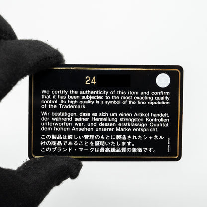 Chanel Zip Card Holder Caviar Black