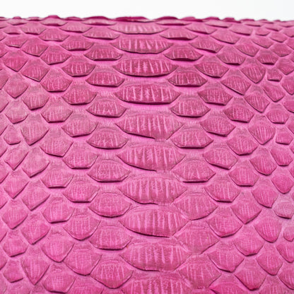 Chanel Medium Boy Bag Python Pink Brushed