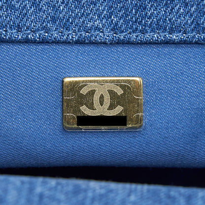 Chanel 22P Small Flap Bag 23cm Denim Blue
