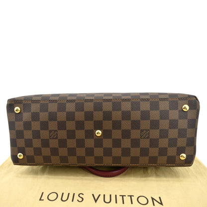 LOUIS VUITTON LV Riverside Damier Ebene Shoulder Bag Brown