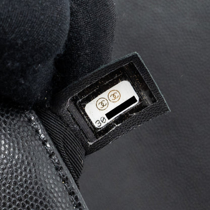 Chanel Medium Classic Boy Bag Caviar Black