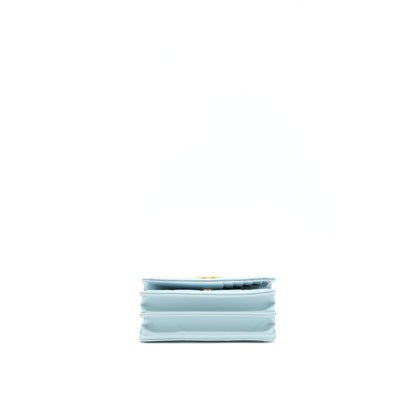 Chanel 22P Purse Vanity with Chain light blue