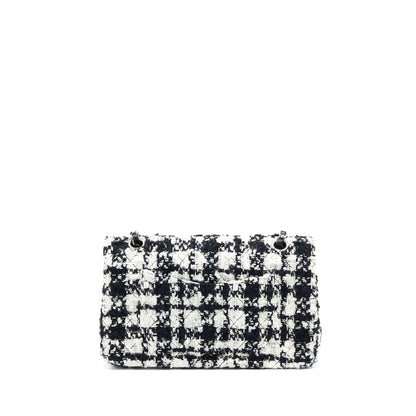 Chanel Classic Double Flap Bag Tweed Black/White