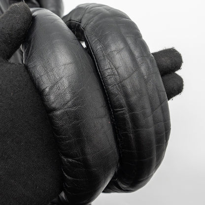 Chanel Puffy Down Down Tote Bag lambskin Black