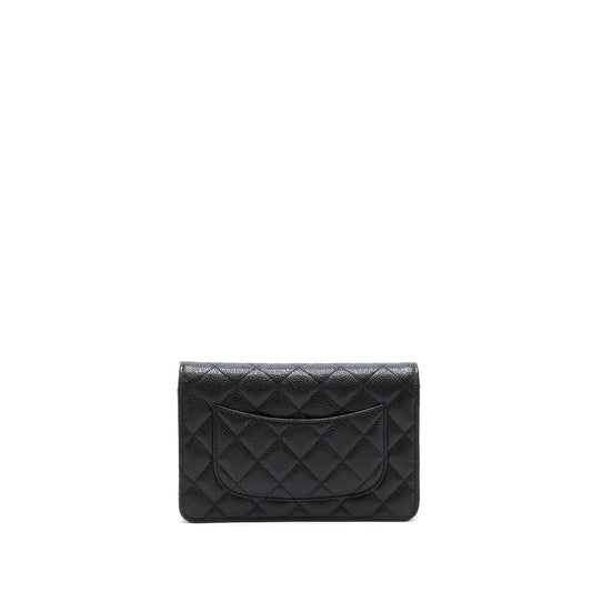 Chanel Classic Wallet on Chain Caviar black
