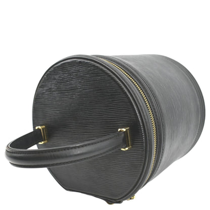 LOUIS VUITTON Cannes Epi Leather Vanity Bag Black