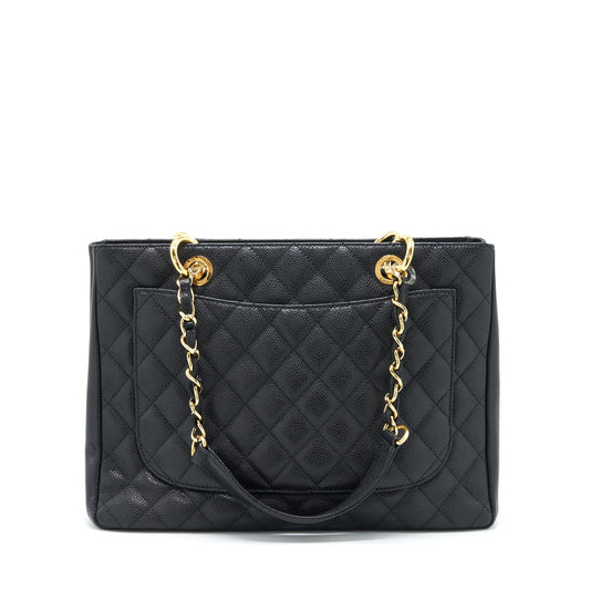 Chanel Grand Shopping Tote Bag Caviar Black
