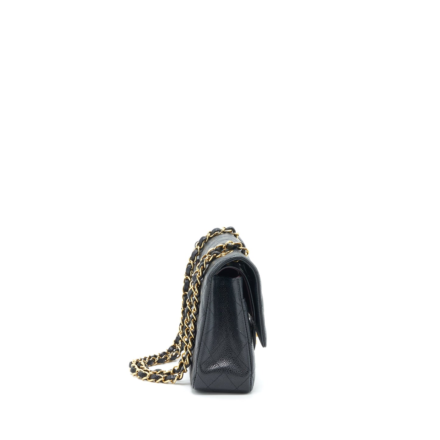 Chanel Medium Classic Double Flap Bag Caviar Black