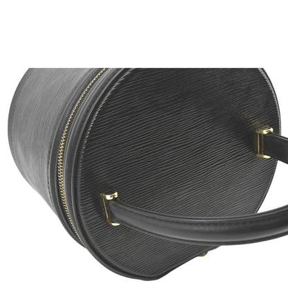 LOUIS VUITTON Cannes Epi Leather Vanity Bag Black