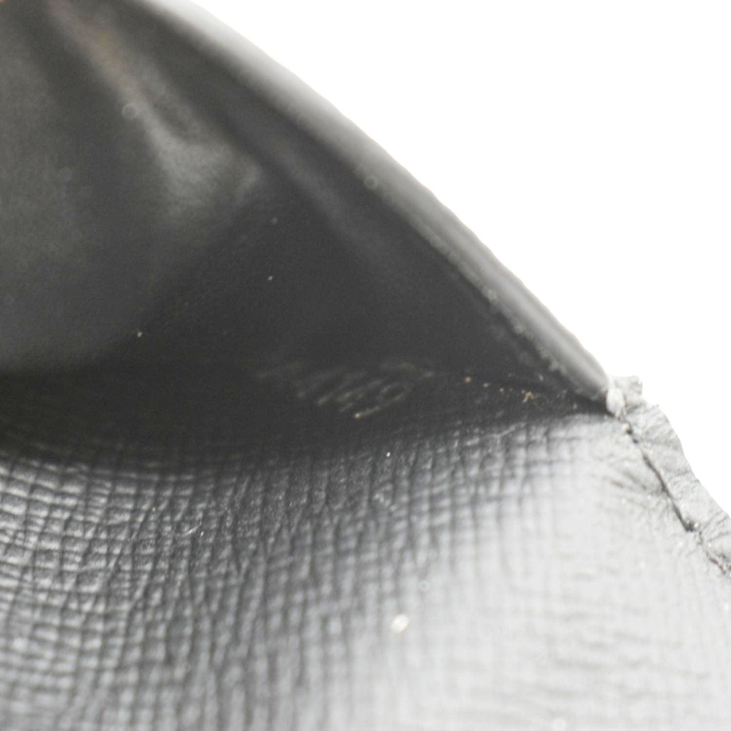 LOUIS VUITTON Taiga Leather Pocket Organizer Zippy Wallet Black
