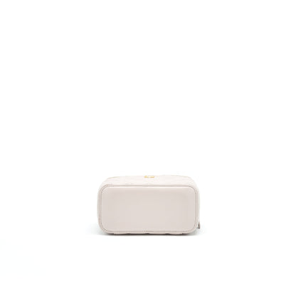 Chanel Pearl Crush Long Vanity On Chain Lambskin Light Purple