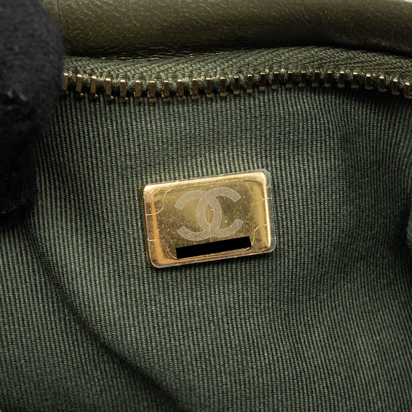 Chanel 22k Hobo Bag Lambskin Green  (microchip)