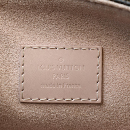 LOUIS VUITTON Caissa Damier Ebene Hobo Bag Rose Ballerine