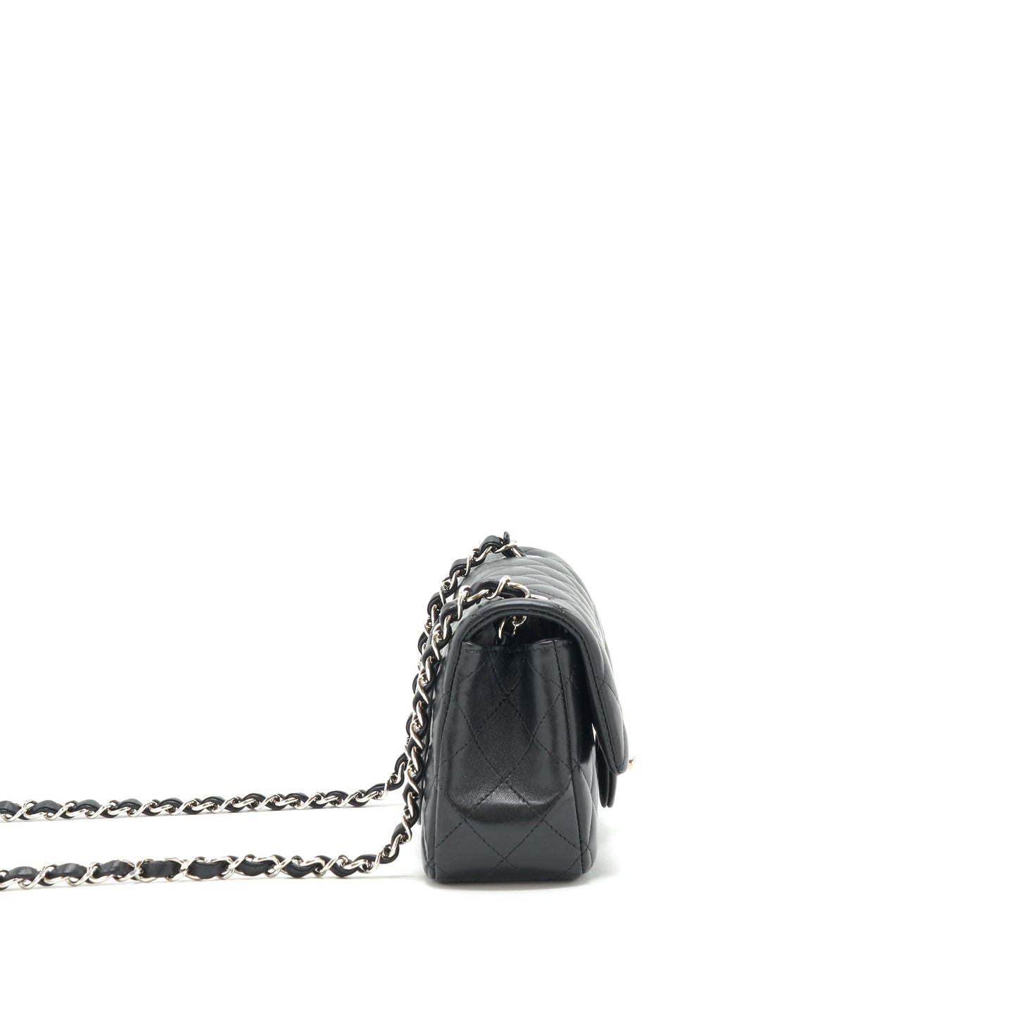 Chanel mini Rectangular Flap bag Lambskin black