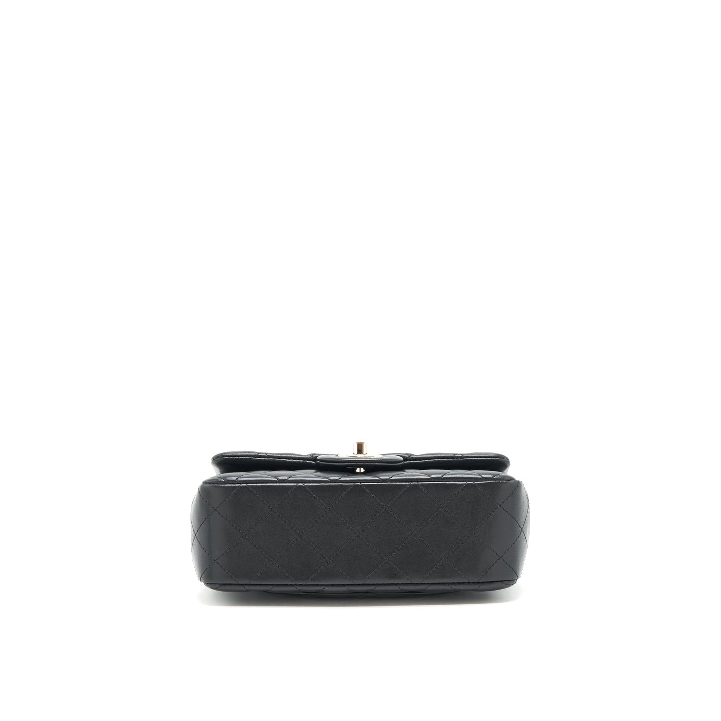Chanel mini Rectangular Flap bag Lambskin black