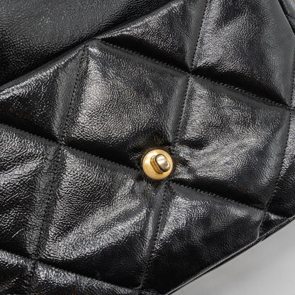 chanel medium 19 bag shiny calfskin black multicolour hardware