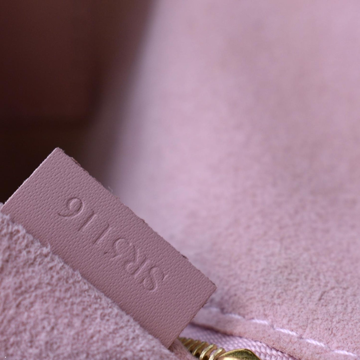 LOUIS VUITTON Caissa Damier Ebene Hobo Bag Rose Ballerine