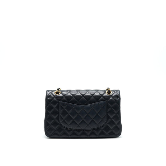 Chanel Classic Double Flap Bag Lambskin Medium Black  serial 19