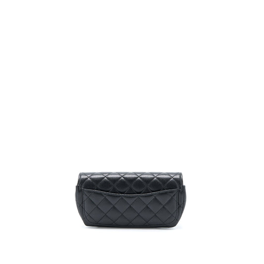 Chanel Flap Glasses Case with Chain Caviar Black