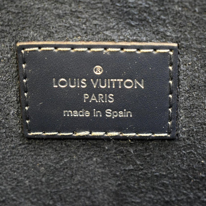 LOUIS VUITTON Neverfull MM Epi Leather Tote Shoulder Bag Blue