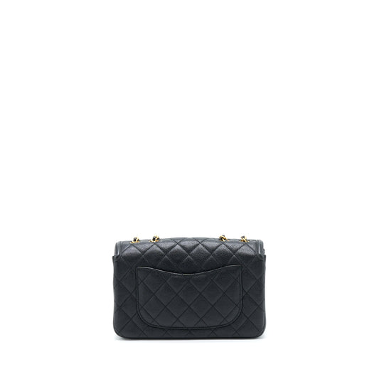 Chanel Filigree Flap Bag Caviar Black