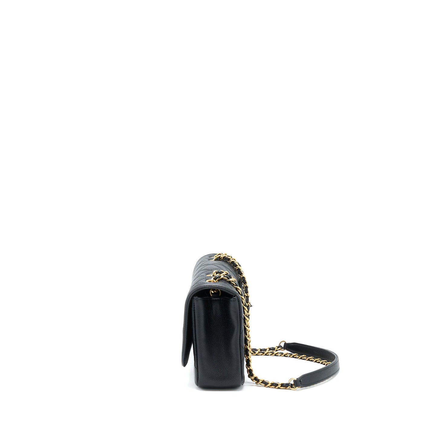Chanel Filigree Flap Bag Caviar Black