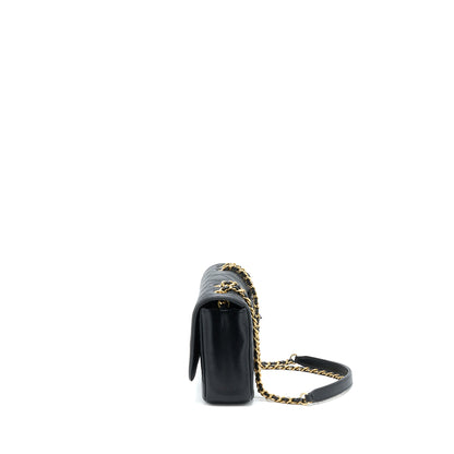 Chanel Filigree Flap Bag Caviar Black