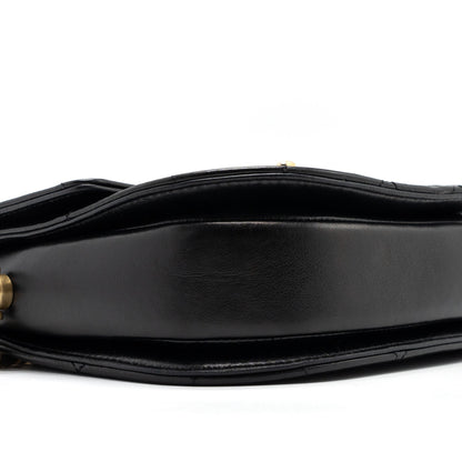 Chanel Messenger Bag Calfskin Black