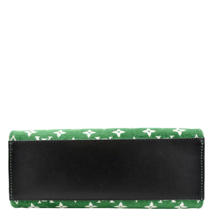LOUIS VUITTON Onthego PM Monogram Velvet Tote Shoulder Bag Green