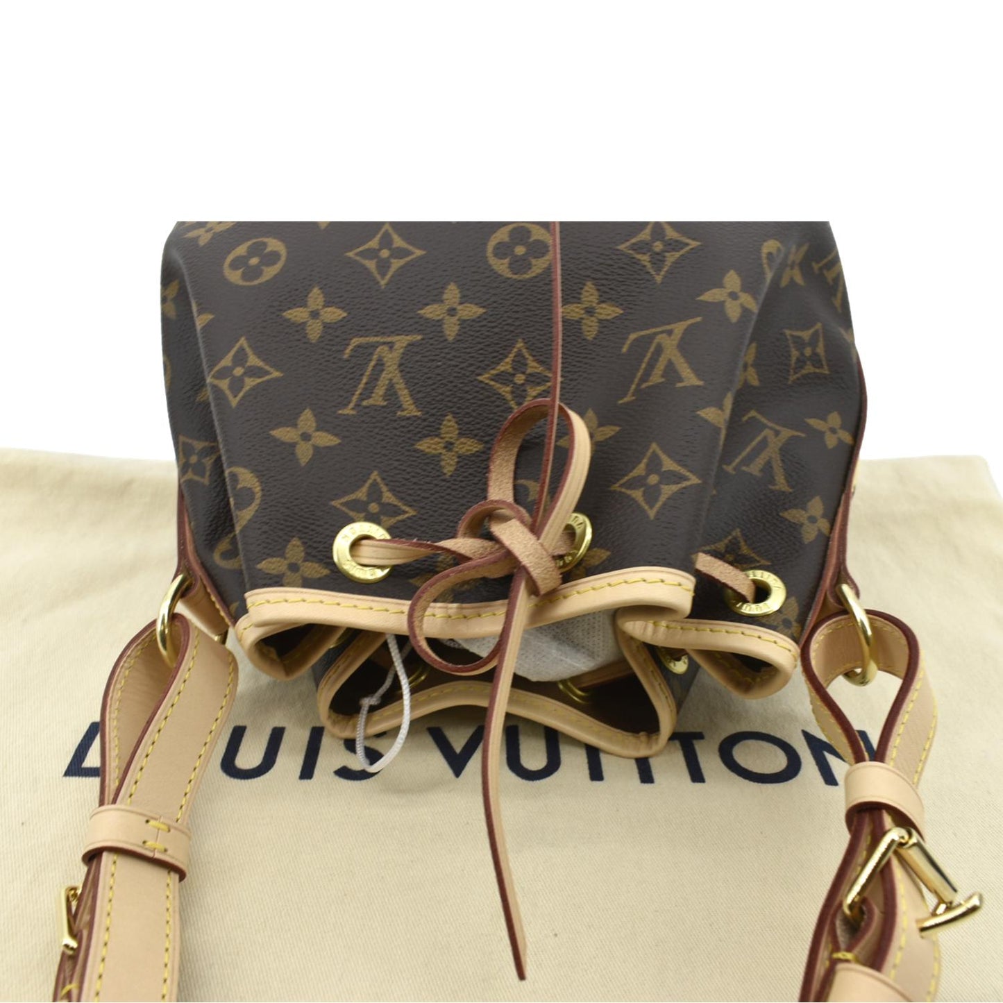 LOUIS VUITTON Noe BB Monogram Canvas Shoulder Bag Brown