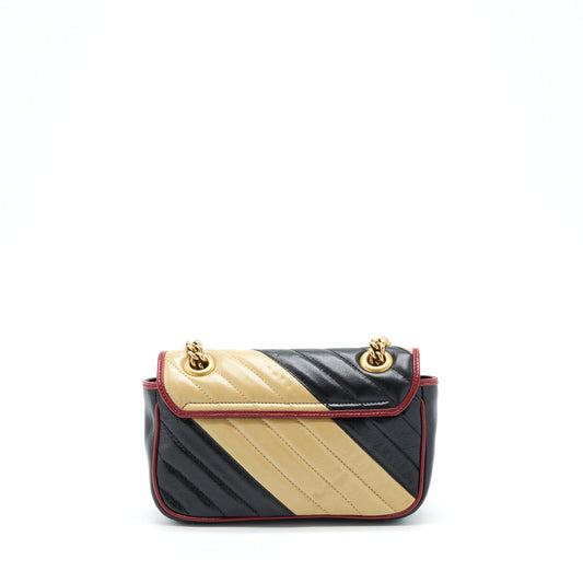 Gucci Mini GG Marmont Flap Bag Limited Edition Multicolor