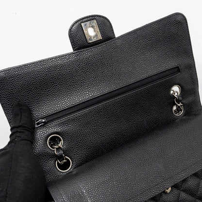Chanel Medium Classic Double Flap Bag Caviar Black