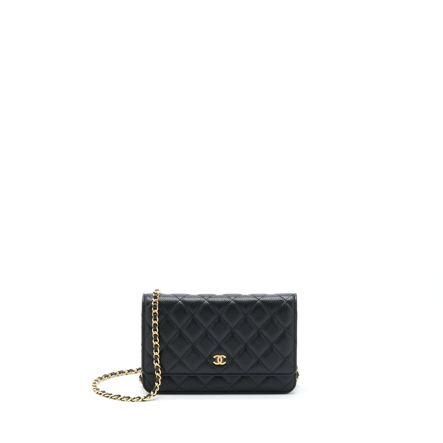 Chanel Classic Wallet On Chain Caviar Black