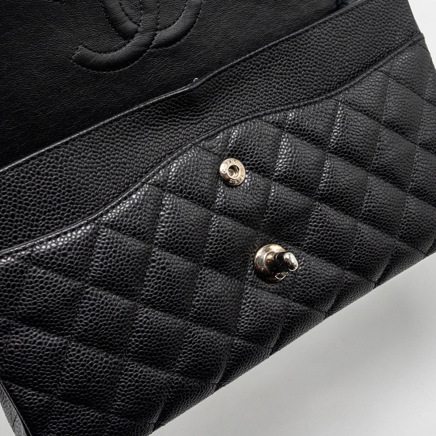Chanel Medium Classic Double Flap Bag Caviar Black