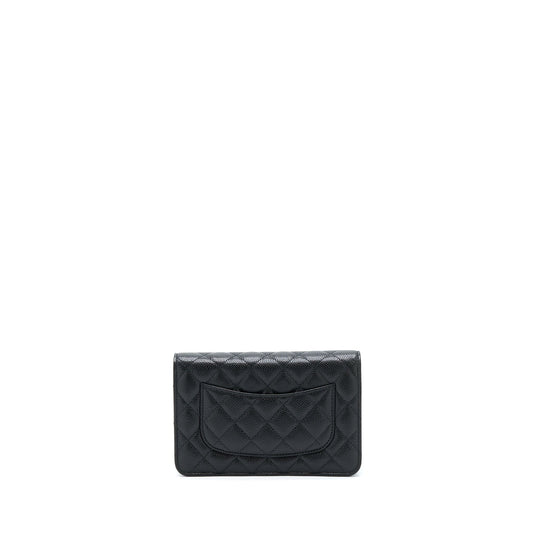 Chanel Classic Wallet On Chain Caviar Black