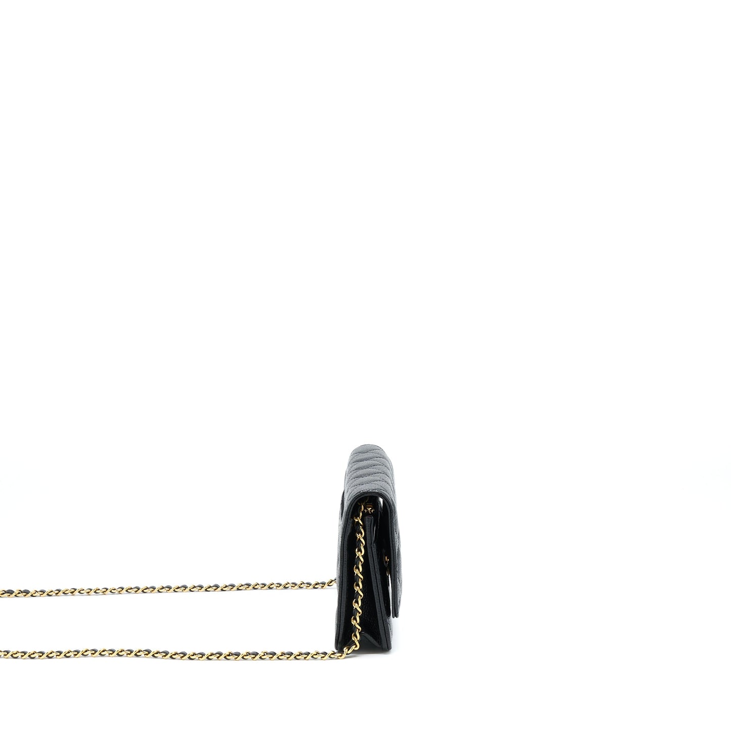 Chanel Classic Wallet On Chain Caviar Black