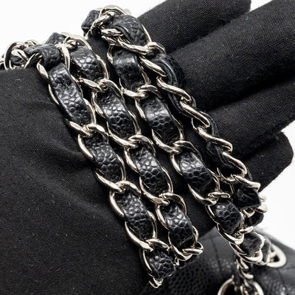 Chanel Medium Classic Double Flap Bag Caviar Black