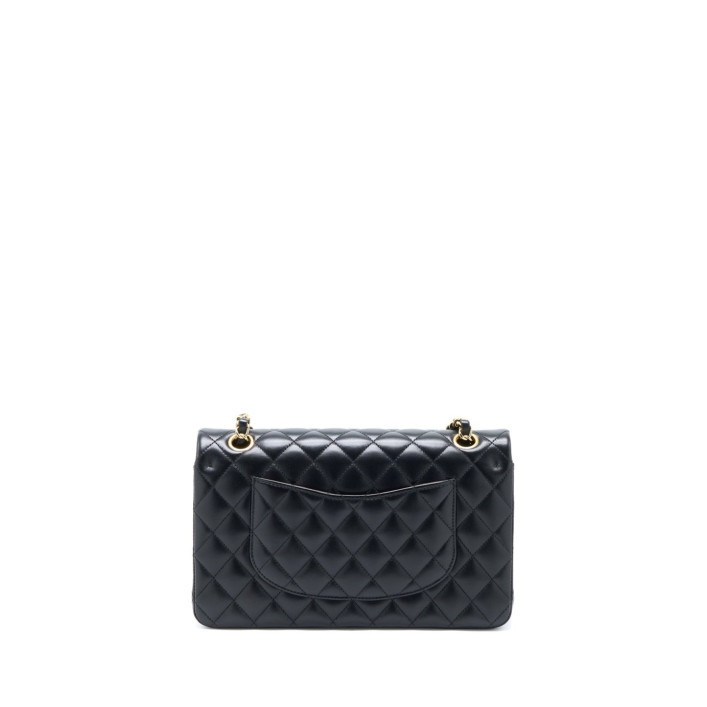 Chanel Medium Classic Double Flap Bag Lambskin Black