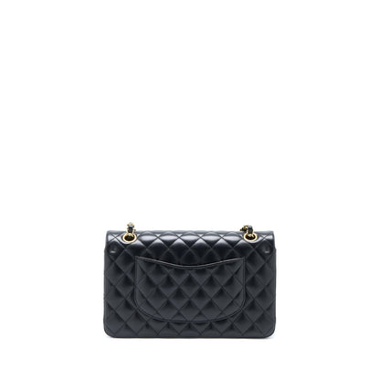 Chanel Medium Classic Double Flap Bag Lambskin Black