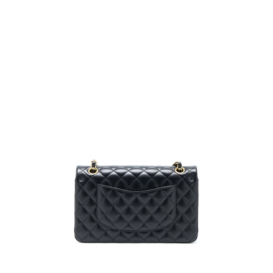 Chanel Medium Classic Double Flap Bag Lambskin Black