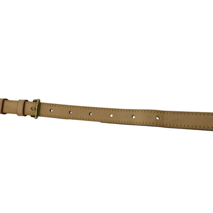 LOUIS VUITTON Leather Strap Beige