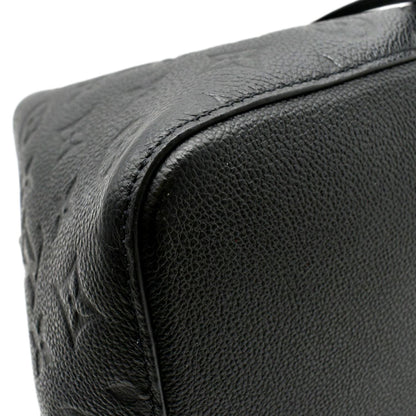 LOUIS VUITTON NeoNoe MM Monogram Empreinte Leather Shoulder Bag Black
