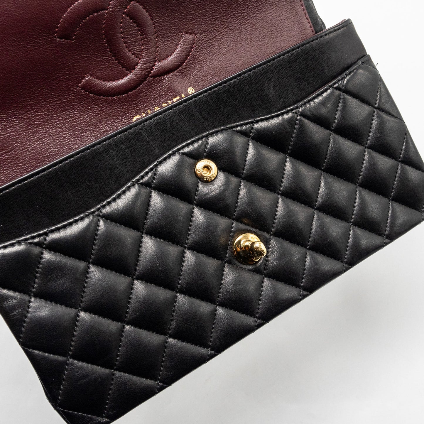 Chanel Medium Classic Double Flap Bag lambskin black