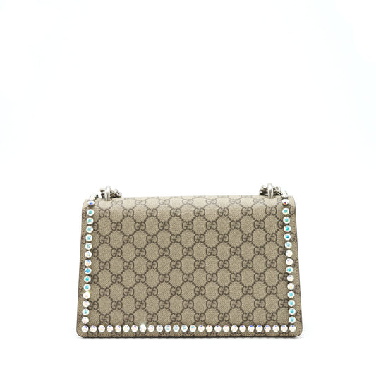 Gucci Dionysus GG Small Crystal Shoulder Bag SHW