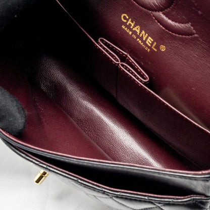Chanel Medium Classic Double Flap Bag lambskin black