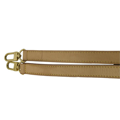 LOUIS VUITTON Leather Strap Beige
