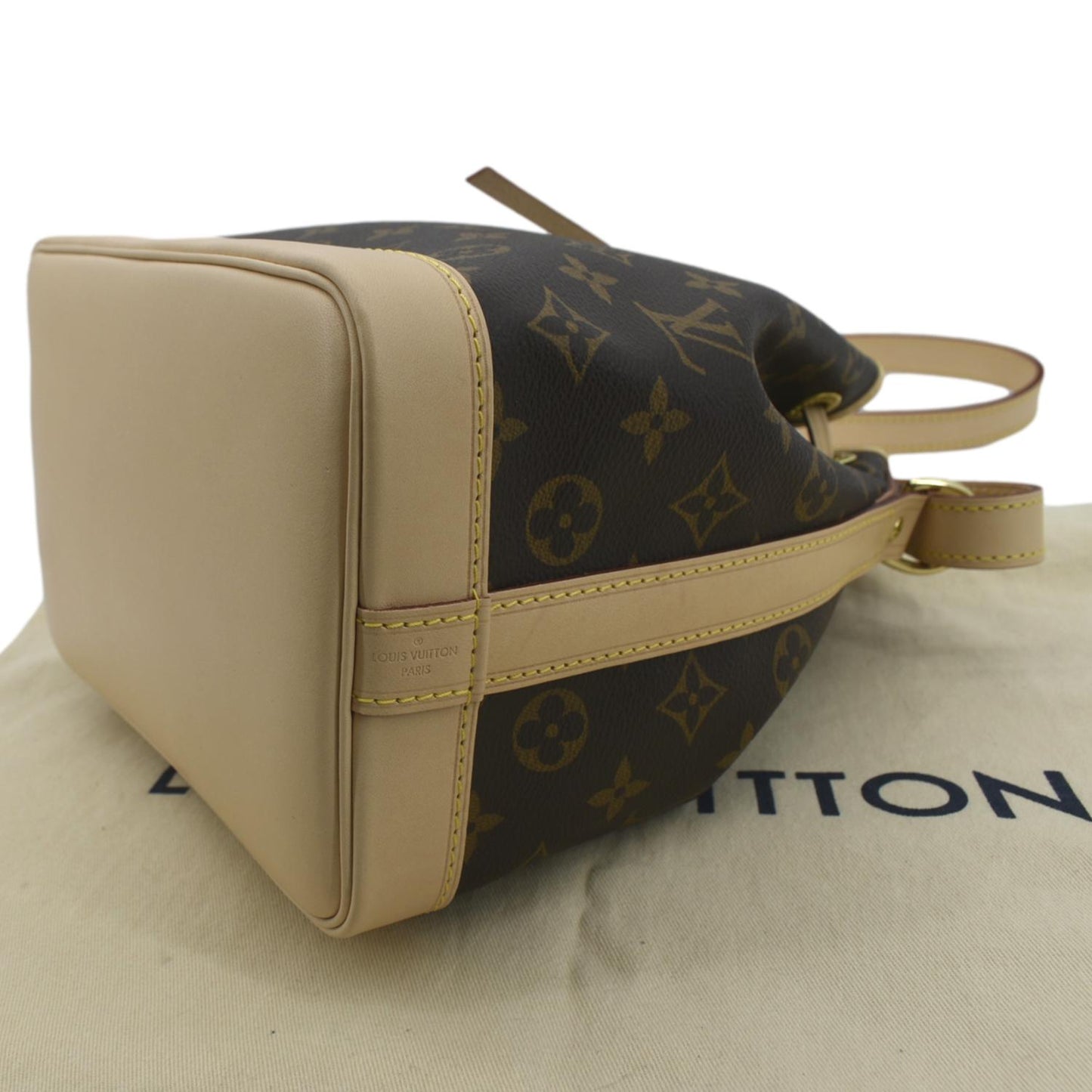LOUIS VUITTON Noe BB Monogram Canvas Shoulder Bag Brown